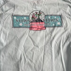 Vineyard Vines Snow Globe Tee in Light Blue